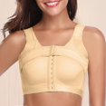 thumbnail image 3 of Women Crop Top Posture Corrector Safe Compression Front Closure Detachable Strap Women Bra Female Clothing  Skin Color XS, 3 of 13