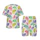 thumbnail image 1 of Balery Cute Chameleons Conjunto de Pijama Infantil de Manga Corta con Estampado – Ropa de Dormir de Algodón Suave-XX-Large, 1 of 6