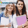 thumbnail image 5 of Scrapbook Paper Storage Organizer 12x12Inch Clear Storage Organizer with Adhesive Index Tabs for Scrapbook Paper Vinyl B, 5 of 6