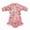 Rose Red, variant on GYRATEDREAM Toddler Baby Girl One Piece Swimsuit Kids Cartoon Print Zipper Short Sleeve Swimwear Girls Cute Rash Guard Bathing Suit for 4-10 Years