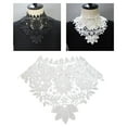 thumbnail image 6 of Women Lace Fake Collar False Collar Elegant for Clothes Wedding Fancy Dress White, 6 of 7