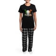 thumbnail image 4 of CafePress - Higgins Skull Women's Dark Pajamas - Women's Short Sleeve Print T-Shirt and Pants Dark Cotton Pajama Set, 4 of 7