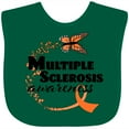 thumbnail image 3 of Inktastic Multiple Sclerosis Awareness Butterfly Ribbon Boys or Girls Baby Bib, 3 of 4