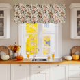 thumbnail image 2 of Kitchen Cafe Valance Curtain for Small Windows,Autumn Farm Cartoon Mushroom Rod Pocket Short Valances,60x18in, 2 of 9