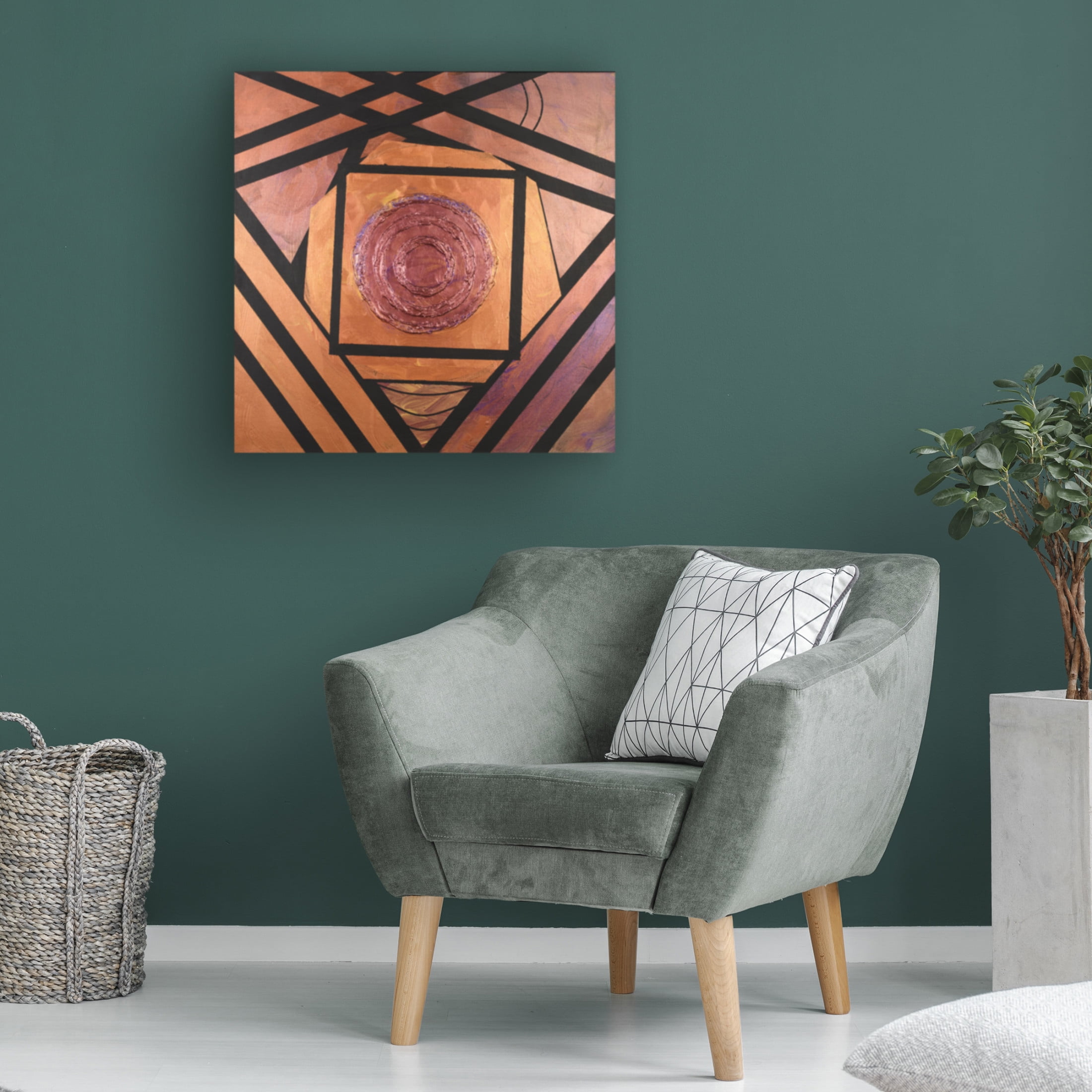Canvas Wall Art - Roxy Wuz Here 'Just Royal' Wall Art for Living Room, Bedroom, or Office Décor by Trademark Fine Art - 24 x 24 Inches