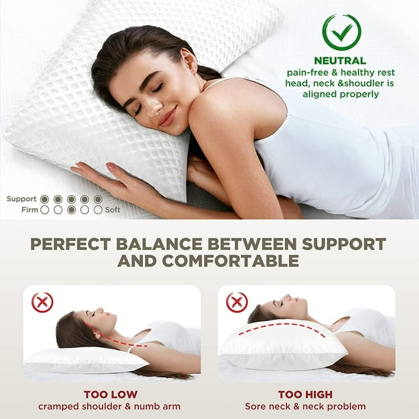 Low pillow neck pain hot sale