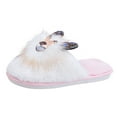 thumbnail image 2 of BONIXOOM House Slippers For Woman Clearance Slip-On None V-Day Casual Winter House Shoes For Women Pink Size 7, 2 of 7