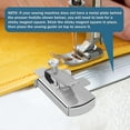 thumbnail image 4 of Magnetic Seam Guide For Sewing Machine, Magnetic Sewing Guide With Clip, Multifunctional Ruler, Hemmer Guide, Seam Guide, Hem Guide For Walking Foot S, 4 of 5