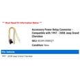 thumbnail image 2 of Accessory Power Relay Connector - Compatible with 1997 - 2008 Jeep Grand Cherokee 1998 1999 2000 2001 2002 2003 2004 2005 2006 2007, 2 of 2