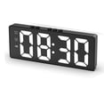 thumbnail image 1 of Reloj Despertador Digital (Alimentado por BateríA) o Reloj de Mesa Alimentado por USB Snooze Modo Nocturno 12/24H Relojes LED ElectróNicos Negro, 1 of 5
