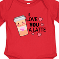 thumbnail image 4 of Inktastic I Love You a Latte with Coffee Cup Boys or Girls Long Sleeve Baby Bodysuit, 4 of 5