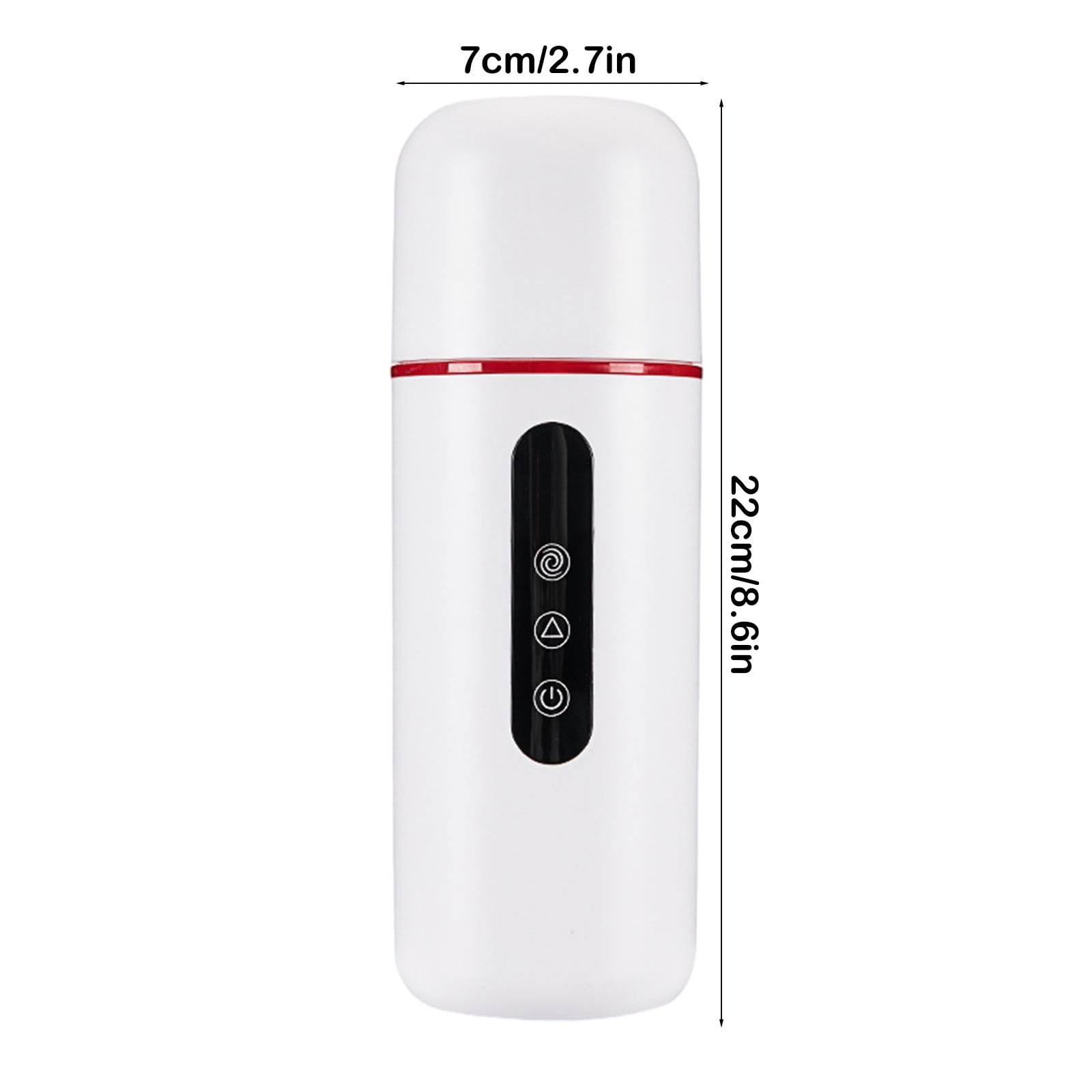 Portable Car Heating Mixing Cup, Ceramic Liner Travel Electric Kettle, Car Heated Mug, Hot Water Boiler with Built-in Magnetic Induction Stirring for Tea Coffee Milk