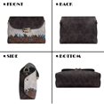 thumbnail image 5 of Pzuqiu Butterflies Leather Cross Body Bag Lightness Minimalist Crossbody Bag with Chain Strap for Women Fashionable Design Versatile Practical for Daily Use and Travel, 5 of 7