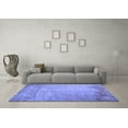 thumbnail image 3 of Ahgly Company Indoor Rectangle Abstract Blue Contemporary Area Rugs, 8' x 12', 3 of 4