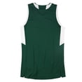 thumbnail image 2 of Adidas Mens 2-Tone Basketball Team Jersey, greenwhite, Big & Tall, 3XLT, 2 of 2
