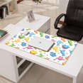 thumbnail image 3 of Long Mouse Pads for Desk,White Cartoon Colorful Dinosaurs Pattern Desk Mats on Top Of Desks, Desk Mouse Pad Extra Large with 3mm Non-Slip Base and Stitched Edge for Gaming,Office,Work,Home 31.5"x15.7", 3 of 6