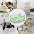 thumbnail image 4 of Open Home Storage Bins Durable Foldable Fabric Organizers for Clothes Toys Books 15.75x10.63x6.96 in Green Fern Leaves Pattern, 4 of 7