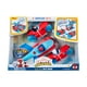 thumbnail image 3 of MARVEL Spidey and His Amazing Friends Spidey Team Split Racer - 8.5-Inch Three-in-One Vehicle with Web Darts, Sound Effects, and Phrases, 3 of 5