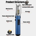 thumbnail image 6 of Blazara Lighter, Luxblaze Electric Lighter, Lux Blaze Lighters Electric, Windproof Rechargeable Plasma Lighterz, Outdoor Straight Flame for Camping Portable, Lightsaber Lighters Torch, 6 of 9