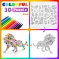 thumbnail image 5 of Dream Fun Art and Crafts for Girls Kids, Girls Toy Age 4 5 6 7 8 3D Coloring Puzzle Set for Kids Painting Kit for 9-12 Year Old Girl Boys Art Supplies for Kids Gift for 6-8 Year Old Child Gift, 5 of 8