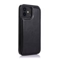 thumbnail image 1 of Funda de cuero tipo billetera de lujo para iPhone 14 13 12 Mini Flip 11 Pro XR XS Max X 6 6s 7 8 Plus 5 5s SE 2020 2022 funda con ranuras para tarjetas Tan Jianjun unisex, 1 of 2