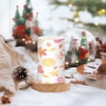 thumbnail image 2 of Yayeee Flameless Candles with Remote Flickering Battery Operated Multi Color Changing, White Floral Orange, 2 of 7