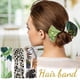 thumbnail image 1 of 3 diademas ligeras de pelo francés con estampado coreano de flores de donut y banda de goma, 1 of 2