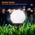 thumbnail image 6 of 4Pcs Solar Lawn Globe Light Waterproof, Outdoor Solar Lights Ball Lamp, Solar Landscape Lighting with Auto On/Off Light Sensor for Yard Patio Walkway Pathway Garden, White, 6 of 9