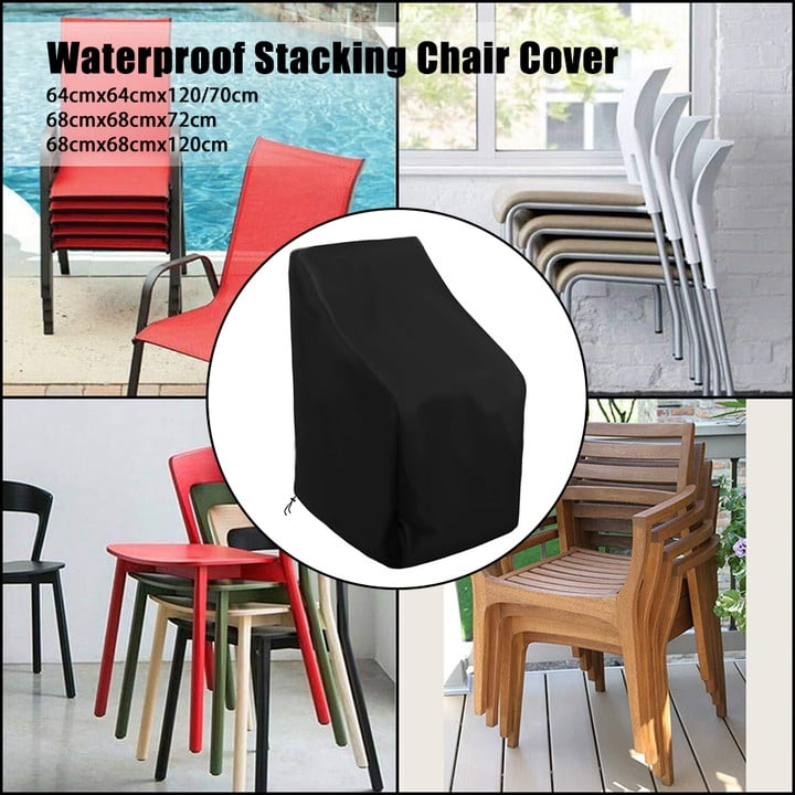 TWSOUL Garden Chair Covers Patio Stacking Chair Cover for Outdoor