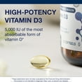 thumbnail image 4 of Metagenics Vitamin D3 5000 - for Immune Support, Bone Health & Heart Health* - High Potency Vitamin D - Non-GMO - Gluten-Free - 60 Softgels, 4 of 7