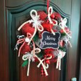 thumbnail image 1 of serony Christmas Wreath Decorative Hanging Round Garlands Simulation Snowflake Pine Xmas Tree Window Pendent Party Favors Home, 1 of 5