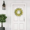 thumbnail image 4 of 30" Artificial Tulip Floral Spring Wreath with Green Leaves, 4 of 5