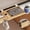 Wooden+Cup Holder, Hooks, variant on ROGE Bedside Shelf Wood, Foldable Clip-On Bed Side Table for Top Bunk with Rotatable Cup Holder, Hooks, College Dorm Room Essentials