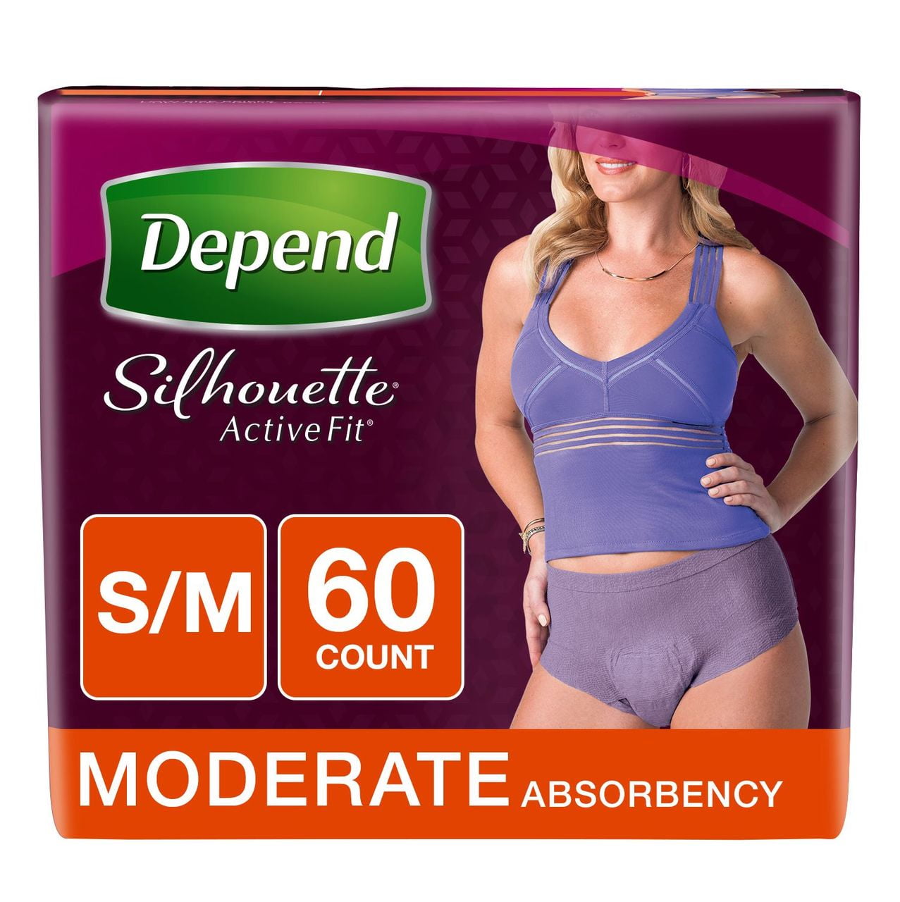 Product of Depend Silhouette Active Fit Incontinence Underwear for