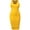 MUSTARD, variant on FashionMille Women Slim Fit Round Scoop Neck Casual Racerback Tank Summer Bodycon Midi Dress
