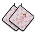thumbnail image 1 of Carolines Treasures BB5191PTHD Ballerine Rouge Paire de Pots pour Cheveux Courts, 1 of 1