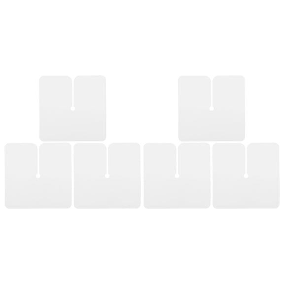 Topbathy 6pcs Hair Extension Glue Heating Guard Templates for Accurate Placement and Styling of Hair Extensions