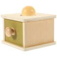 thumbnail image 4 of 1 Set of Object Box with Ball Toy Permanence Box Toy Wooden Learning Activities Toy, 4 of 8