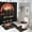 style-844, variant on Shower Curtain Sets with Rugs 4 Piece Life Is Good Enjoy The Ride Shower Curtain Set with Rugs Pickup Truck Bathroom Accessories Set Decor with 12 Hooks for Bathtub Decor 72inch X 72inch