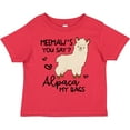 thumbnail image 3 of Inktastic Meemaw's You Say Alpaca My Bags Boys or Girls Toddler T-Shirt, 3 of 5