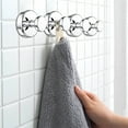 thumbnail image 5 of Fiudx Ganchos con Ventosa, Perchas de Acero Inoxidable Sin Taladro, Fáciles de Instalar, con Gran Capacidad de Carga, Organizador para Toallas, Albornoces y Abrigos, para Uso Doméstico, Baño y Cocina, 5 of 5