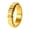 Gold, variant on Men's Stainless Steel 6MM Plain Rotating Band Puzzle Gear Anxiety Ring Gold Size 9