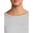 thumbnail image 5 of Time and Tru Women's Long Sleeve Hacci Top (2 Pack), 5 of 5