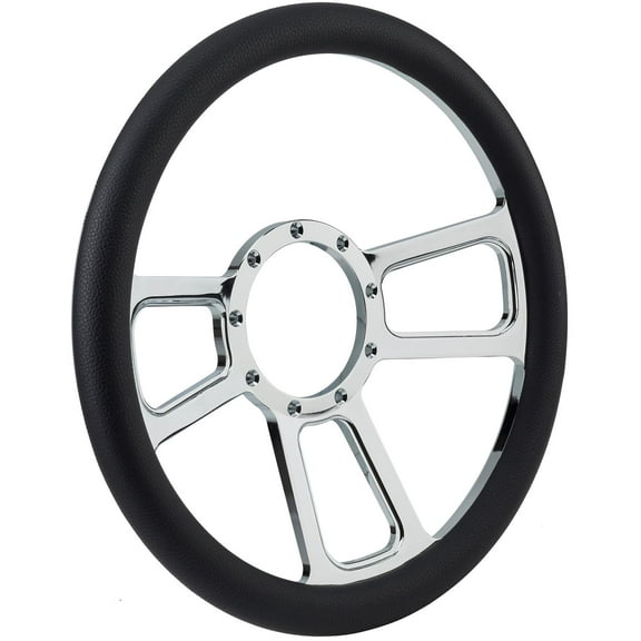 Chrome Plated Billet T-Style Steering Wheel