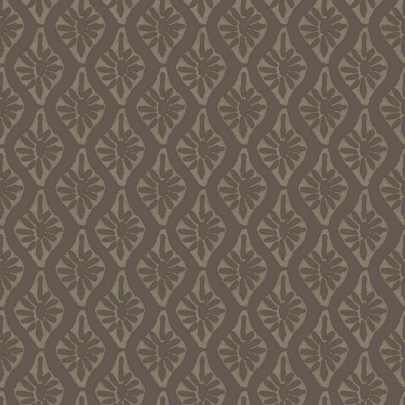 Chris Loves Julia Nova Carob Brown Peel & Stick Wallpaper
