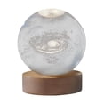 thumbnail image 2 of Luz nocturna con bola de cristal, farol de escritorio, soporte, adorno de luz, luz de mesa para pasillo, regalos de cumpleaños, dormitorio, niños, 2 of 9