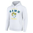 thumbnail image 2 of Unisex Starter White Los Angeles Rams Logo Pullover Hoodie, 2 of 3