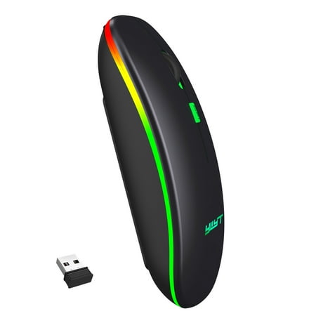 Winter Savings Clearance! SuoKom Wireless Mouse for Computers and Laptops  Rechargeable 2.4G Wireless Gaming Mouse Backlit 1600DPI Mute Mice Office Mouse For PC Laptop