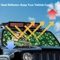 thumbnail image 5 of POLERO Windshield Sun Shade, St. Patrick English Bulldog Front Window Sunshade Car Accessories Universal Fit Off-road Vehicle Truck Sun Visor Protector, Keep Car Cool, 5 of 7