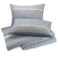 Better Homes & Gardens 3piece Bold Blue Stripe Comforter Set, King